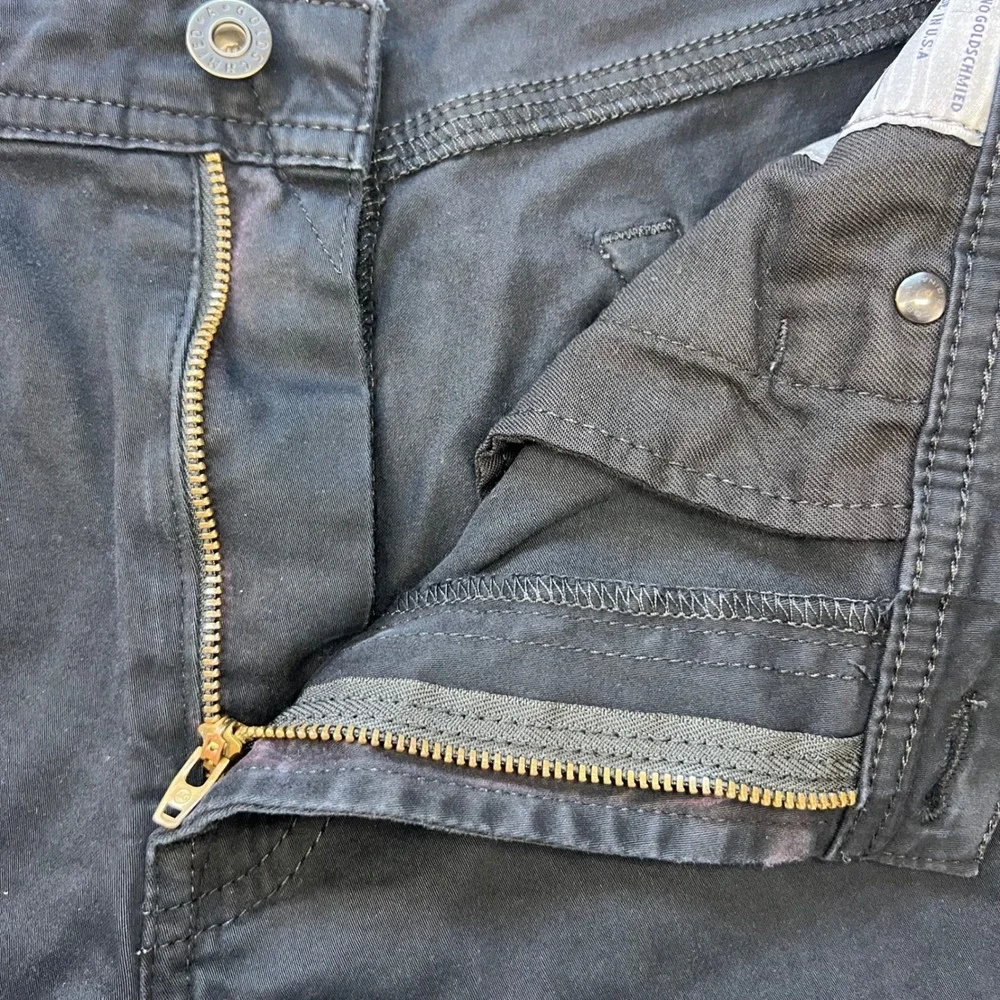 AG Adriano Goldschmied The Protege Straight Leg Mens Jeans 36x34 Black Stretch‎